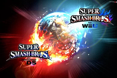 Super Smash Bros. Wii U/3DS Logo Wallpapers