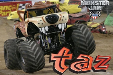 TAZ MONSTER TRUCK WALLPAPER   (