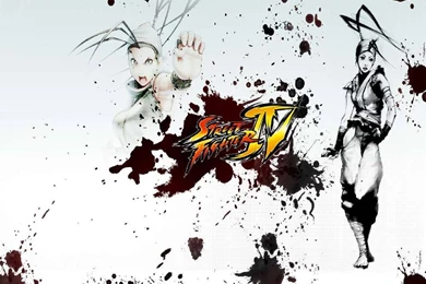 Street Fighter Iv Logo With Ibuki   Street Fighter Wallpapers