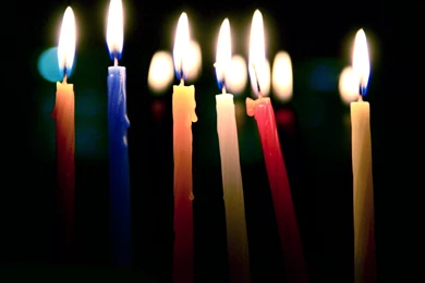 HANUKKAH Jewish Festival Holiday Candelabrum Candle Menorah ...