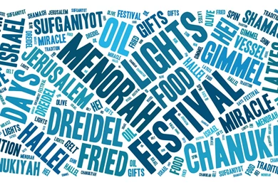 HANUKKAH Jewish Festival Holiday Candelabrum Candle Menorah ...