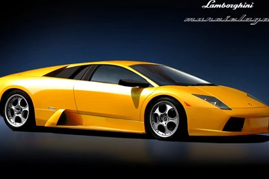 Yellow Lamborghini Murcielago Wallpapers   Image