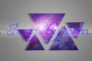 I'm A Fucking Unicorn Wallpapers BY: Me :3 By MrsDirectionIsHere On ...