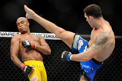 UFC Anderson Silva Leg Boxing