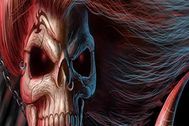 EVIL SKULL WALLPAPER   (