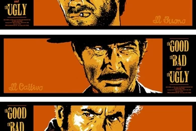 The Good, The Bad And The Ugly Screenprint, Inspiration & Art ...