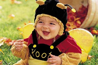 Desktop Wallpapers » Babies Backgrounds » Sweet Angel In Colourful ...