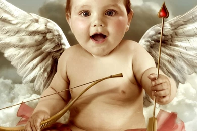 Download Wallpapers 1024x1024 Angel, Arrow, Baby IPad, iPad 2, iPad ...