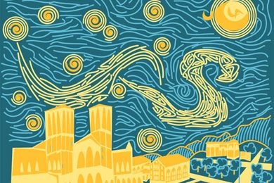 UCLA Starry Night By Sizzle3 On DeviantArt