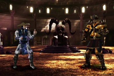 Raiden Shao Kahn Classic Pose By Kostasishere On DeviantArt