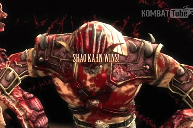 MK9 Shao Kahn "Great Divide" Fatality   YouTube