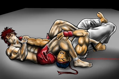 Hanma Baki Vs. Ryu By Jonathanva1983 On DeviantArt