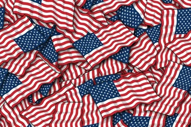 Waving American Usa Flag Pattern Backgrounds Design American (US ...