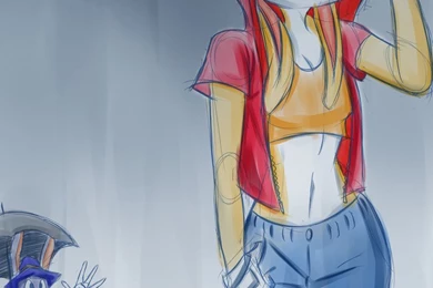 Lola Bunny Sketch_rain By Chozan On DeviantArt