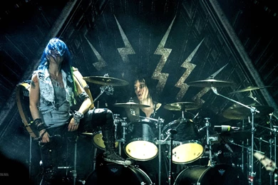 ARCH ENEMY Death Metal Progressive Heavy Babe Drums Concert ...