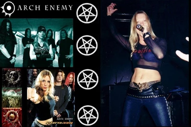 ARCH ENEMY Technical Power Death Metal Hard Rock Heavy Concert ...