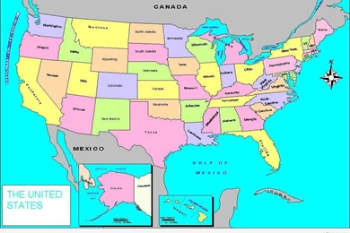 Mispkemaci: Map Of 50 States With Capitals