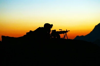 Sunset Soldier HD Wallpapers