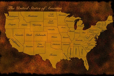 Usa Us Map America Old Rustic States Patriotic Wallpapers ...