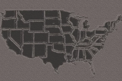 US USA America Map Gray Wallpapers
