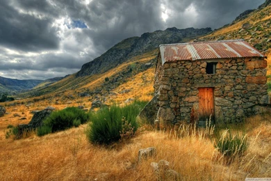 Stone House HD Desktop Wallpapers : High Definition : Dual Monitor