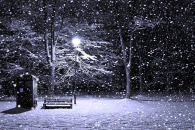 More Tardis In The Snow By Ben Simone On DeviantArt