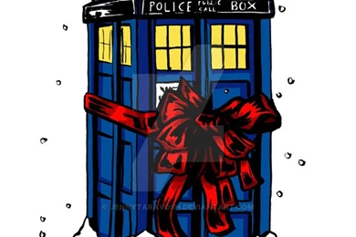 Tardis Christmas Card   Doctor Who By JennyTaravosh On DeviantArt