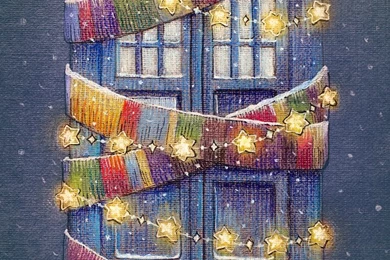 Tardis Christmas Card By Nokeek On DeviantArt