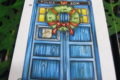 Christmas Doctor Who Tardis By MissInfected On DeviantArt
