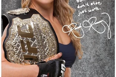 My Ronda Rousey Metro PCS Autograph