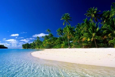 Download Mobile Wallpaper: Landscape, Sea, Clouds, Beach, Sand ...