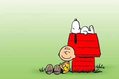 Snoopy On Wooden House Wallpaper.jpg