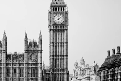 Palace Of Westminster Black And White HD Desktop Wallpapers ...