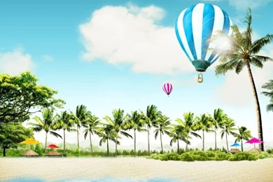 Summer Beach Theme PSD Template   PSD Templates Free Download