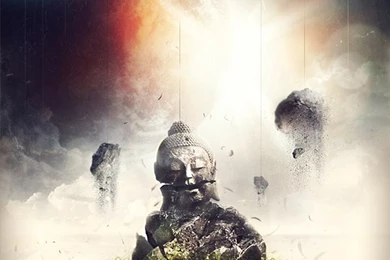 Sitting Buddha + Free iPhone Wallpapers On Behance