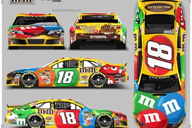 2013 Kyle Busch M&M'S Car Revealed
