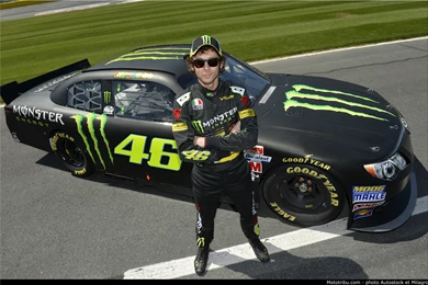 Mototribu   Moto GP 2013, Valentino Rossi Et Kyle Busch, Nascar