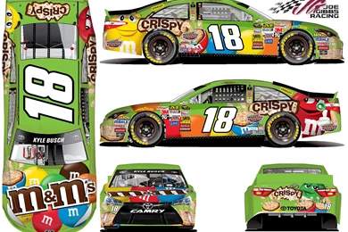 First Look: Kyle Busch's 2015 M&M'S Paint Scheme