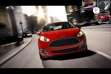 2014 Ford Fiesta 4 Door Sedan   Front