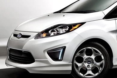 Download White Ford Fiesta 2011 Wallpapers For iPhone 4