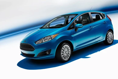 Ford Fiesta 2013 Wallpapers HD Blue Car