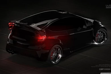 3D Modeling   Ford Fiesta   CS9 FX Design HD Desktop Wallpapers ...