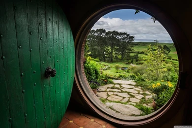 A Hobbit House HD Desktop Wallpapers : Widescreen : High Definition ...