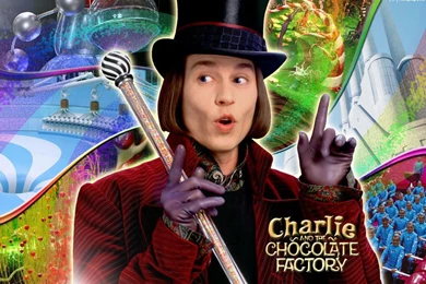 Willy Wonka   Johnny Depp / Tim Burton Films Wallpapers (24663924 ...