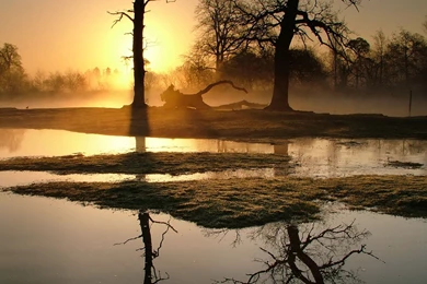 1920x1080 Sundown Reflections Desktop PC And Mac Wallpapers