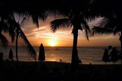 1680x1050 Caribbean Sundown Desktop PC And Mac Wallpapers