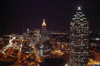Night Skyline, Atlanta GA