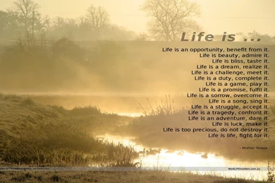 Inspirational Quotes And Sayings About Life HD Wallpapers Desktop ...