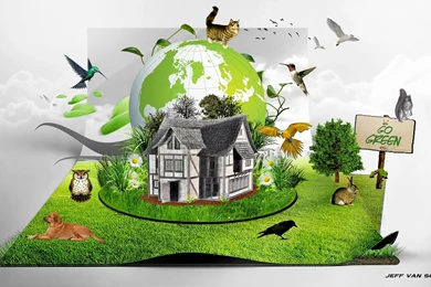 Jestingstock.com Go Green Wallpapers