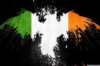 Grunge Flag Of Ireland HD Desktop Wallpapers : High Definition : Mobile